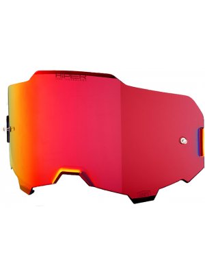 Слюда за очила 100% Armega HiPER - червена огледална